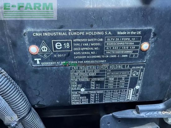 Tractor agrícola - New Holland - t 6.155 ac