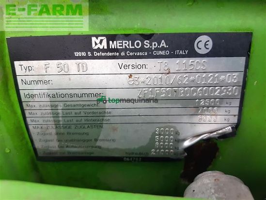 Telescopica - Merlo - gebr. teleskopl. merlo tf 50.8