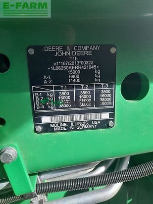 Tractor agrícola - John Deere - 6r250 / 6r 250