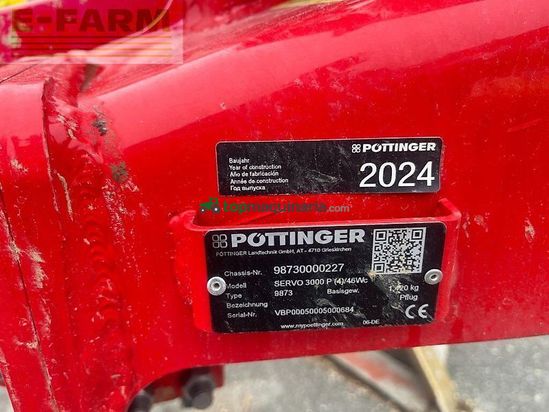 Arado - Pöttinger - servo 3000 plus vierscharig anbaupflug vorführpf