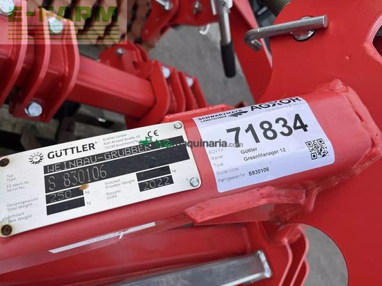 Cultivador -  - güttler greenmanager 12 grubber-walzen-striegel-