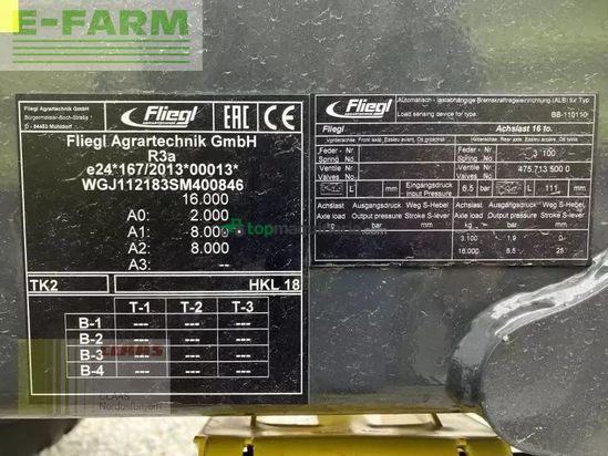 Remolqu agrícola - Fliegl - hkl 18 tandem-abrollkipper