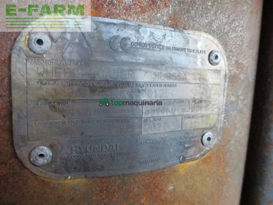 Minicargadora - Hyundai - hl955 a xt lang arm