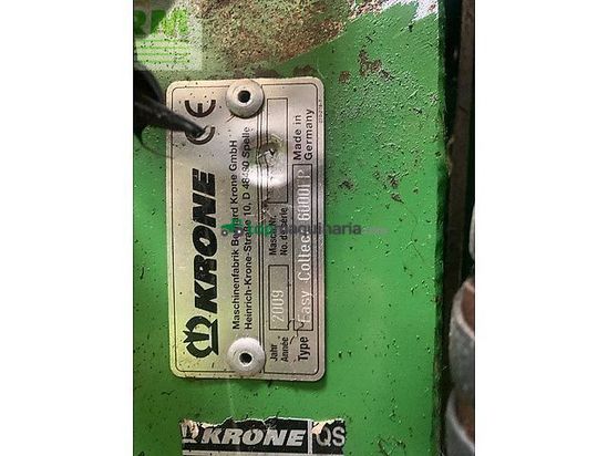 Cabezal - Krone - easy collect 6000 fp