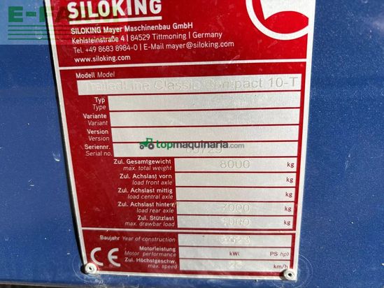 Remolqu esparcidor - Siloking - trailed line classic compact 10-t
