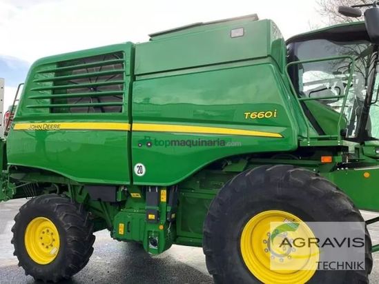 Cosechadora de Cereal - John Deere - t 660 i + sw 625 pf + tw