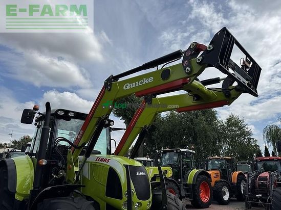 Tractor agrícola - Claas - arion 640 cis + quicke q65 CIS