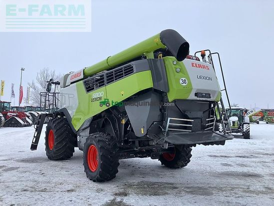 Cosechadora de Cereal - Claas - lexion 6800 + v770
