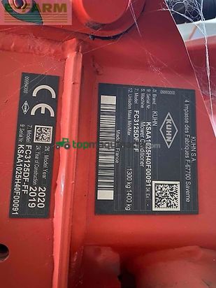 Cortacésped manual - Kuhn - fc 883-ff ra