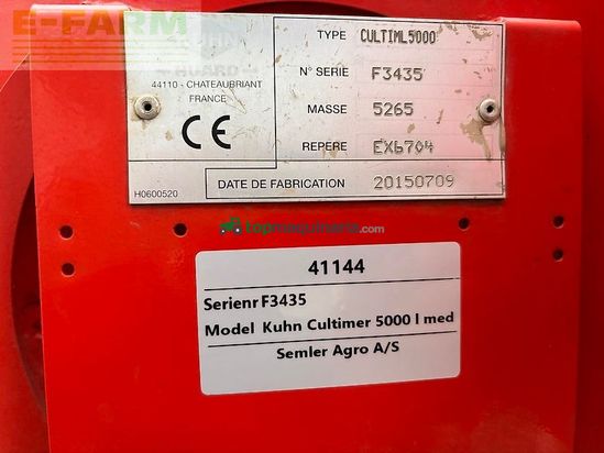 Cultivador - Kuhn - cultimer 5000
