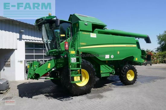 Cosechadora de Cereal - John Deere - t 550i - hillmaster inkl. sw 722x