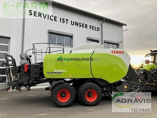Empacadora gigant - Claas - quadrant 5300 evolution fc tandem