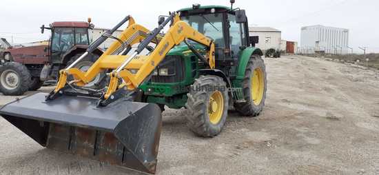 Tractor agrícola - John Deere - 6230 con pala Tenias