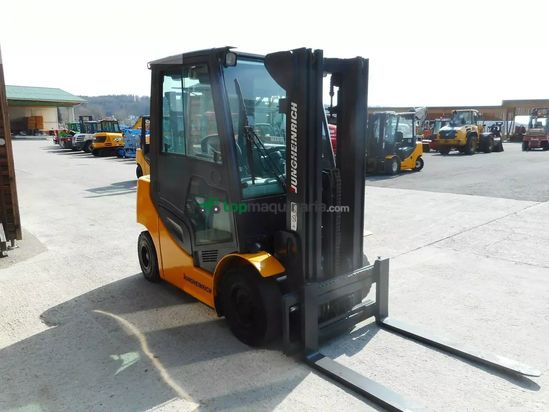 Elevadora - Jungheinrich - dfg425s triplex 4,4m + ss + kabine