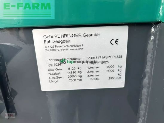 Remolqu agrícola - Pühringer - pühringer 5024t