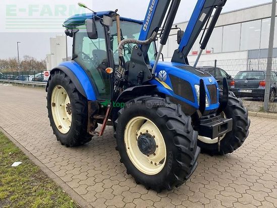 Tractor agrícola - New Holland - td5.115 mit frontlader & druckluft