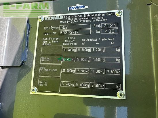 Cosechadora de Cereal - Claas - jaguar 950