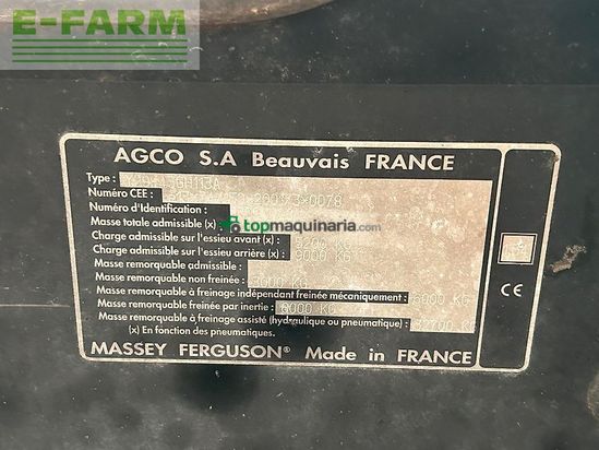 Tractor agrícola - Massey Ferguson - 6485 dyna 6