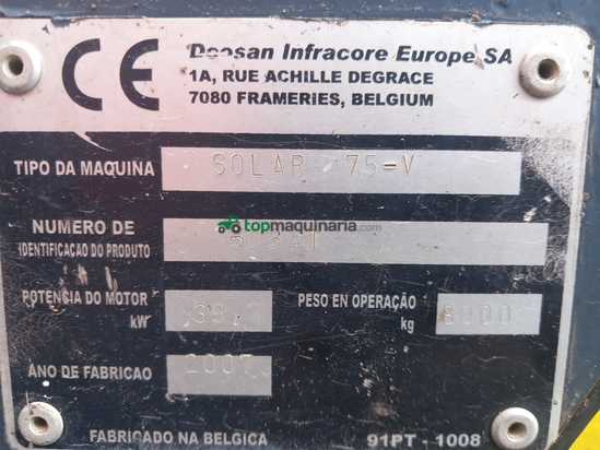 Miniexcavadora DAEWOO SO75 V PLUS