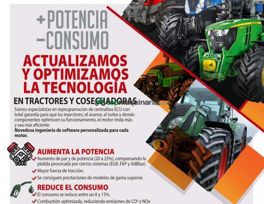 REPROGRAMACION TRACTORES Y COSECHADORAS