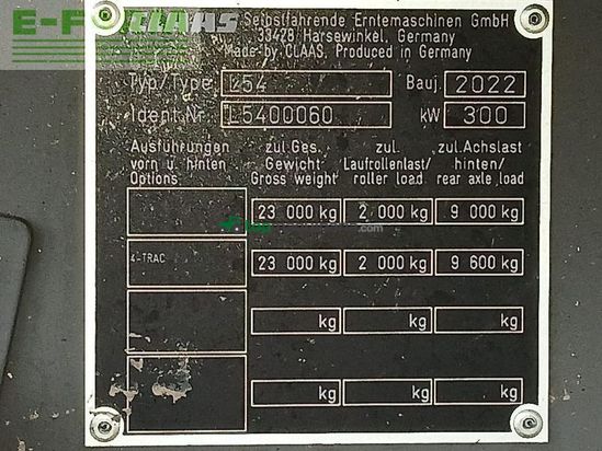 Cosechadora de Cereal - Claas - trion 660 tt