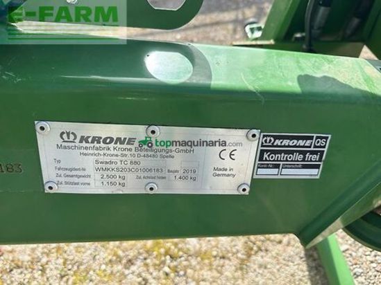 Henificador - Krone - swadro tc 880
