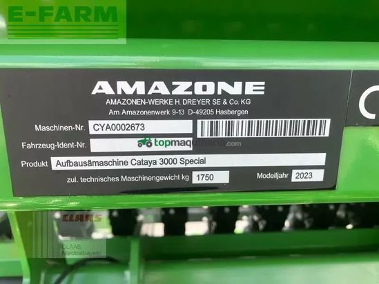 Sembradora - Amazone - cataya 3000 special