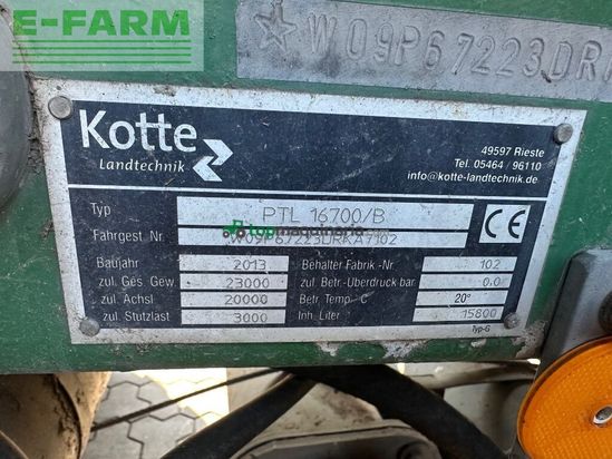 Cisterna - Kotte - ptl 16700