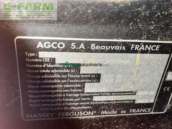 Tractor agrícola - Massey Ferguson - 6455