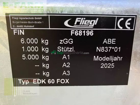 Volquet - Fliegl - edk 60 fox *15 jahre cnob*