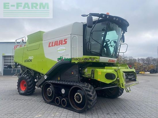 Cosechadora de Cereal - Claas - lexion 760 tt + v1050