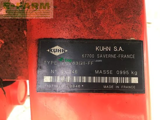 Cortacésped manual - Kuhn - fc 283 gii