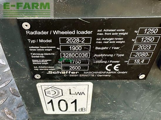 Minicargadora - Schaffer - 2028