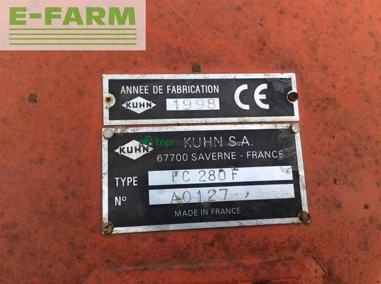 Cortacésped manual - Kuhn - fc 280 f
