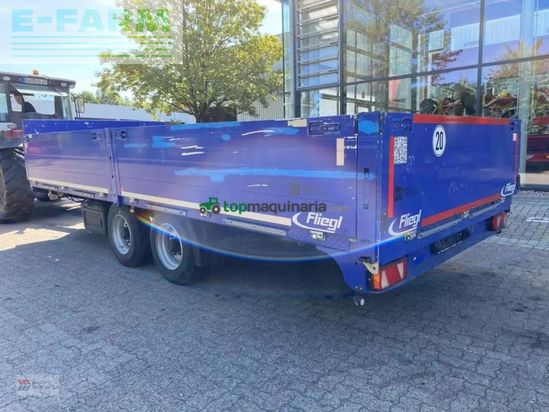 Remolqu agrícola - Fliegl - tps 118 bau plattform-anhänger