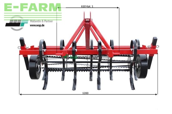 Cultivador -  - feingrubber 1,20m - 7 zinken - kultivator - grub