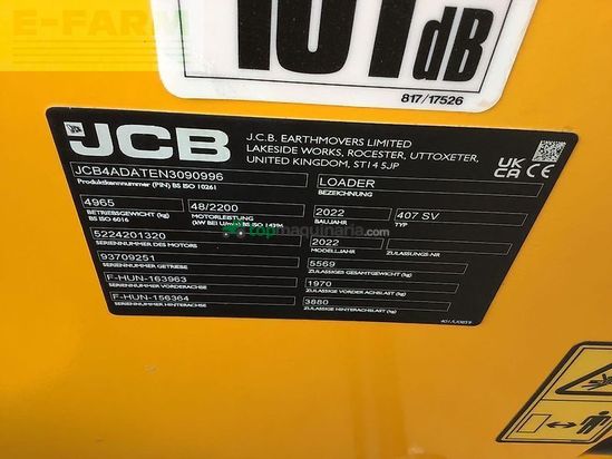 Minicargadora - JCB - 407