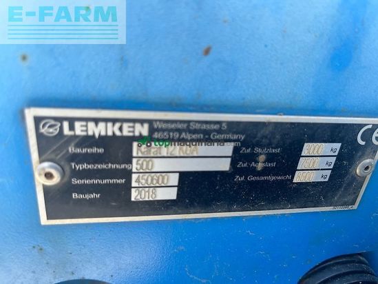 Cultivador - Lemken - karat 12 / 500 kua