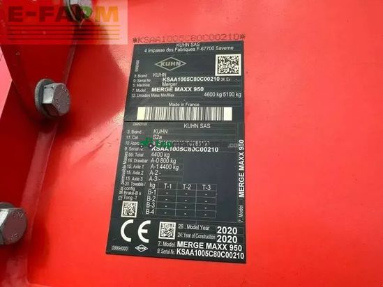 Rastrillo - Kuhn - merge maxx 950