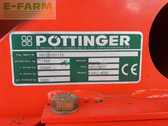 Cinta transportadora de forraje - Pöttinger - faro 4000 rotomatic