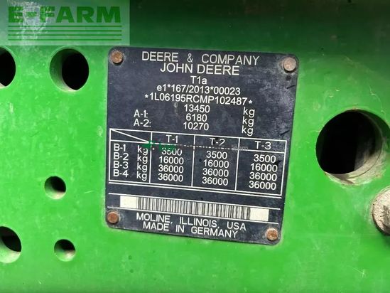 Tractor agrícola - John Deere - 6195r