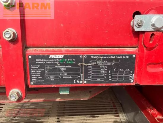 Cosechadora - arrancadora de patata - Grimme - se 260 ub nonstop