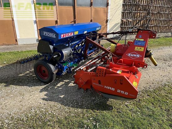 Combinado de siembra - Kuhn - hrb 252 mit fiona sämaschine 2,5m