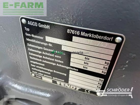 Tractor agrícola - Fendt - 724 vario s4 profi plus | rtk