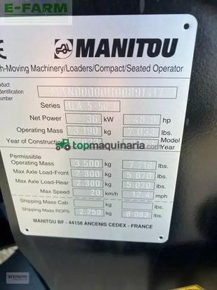 Telescopica - Manitou - mla 5-50h knicklader demogerät