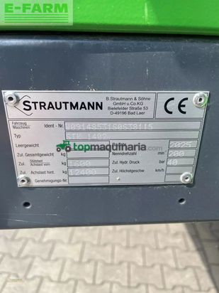 Remolqu agrícola - Strautmann - stk 1402