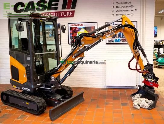 Excavadora - Case IH - cx 20 d med citybom og inkl. rototilt r1