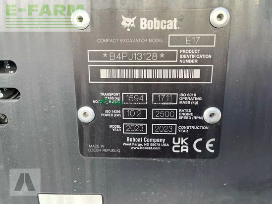 Excavadora - Bobcat - e 17