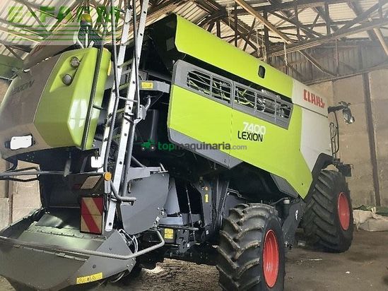 Cosechadora de Cereal - Claas - miete mähdrescher lexion 7400
