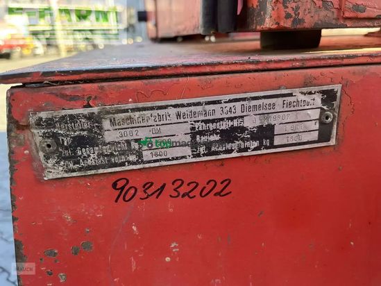 Telescopica - Weidemann - 3002 d/m mit kabine, schaufel & pg